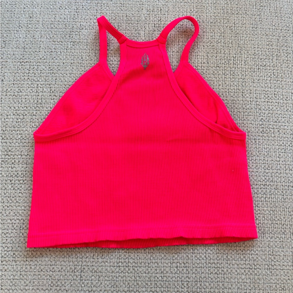 Free People Happiness Runs Crop Tank Electric Sunset M/L - Picture 4 of 7